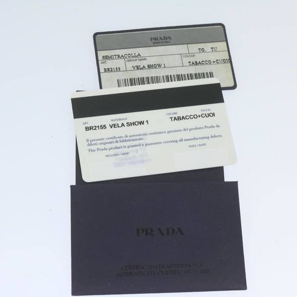 PRADA Shoulder Bag Nylon Brown Auth yk9707 - Picture 12 of 16